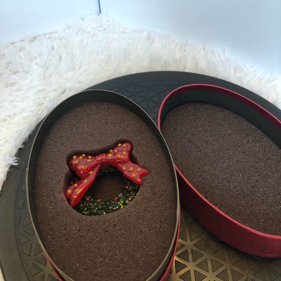 Fitz & Floyd Glass Menagerie Collection Christmas Wreath - Picture 6 of 10